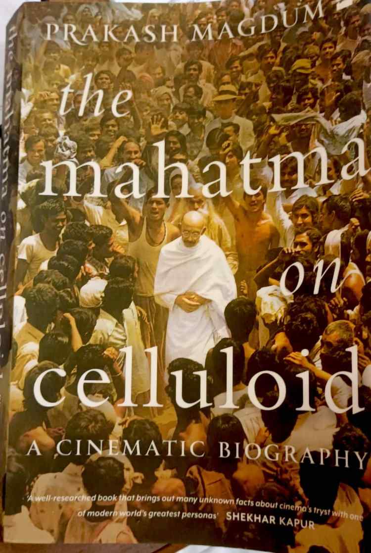 Prakash Magdum's  book "The Mahatma on Celluloid: A Cinematic Biography": An in-depth exploration of the cinematic legacy of Mahatma Gandhi