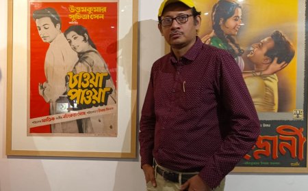 SUCHITRA SEN AND A POSTER EXHIBITION